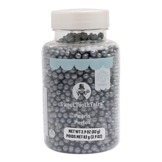 Sweet Tooth Fairy&#xAE; Black Candy Pearls, 2.9oz.